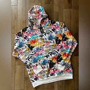 Multicolor Graffiti Hoodie